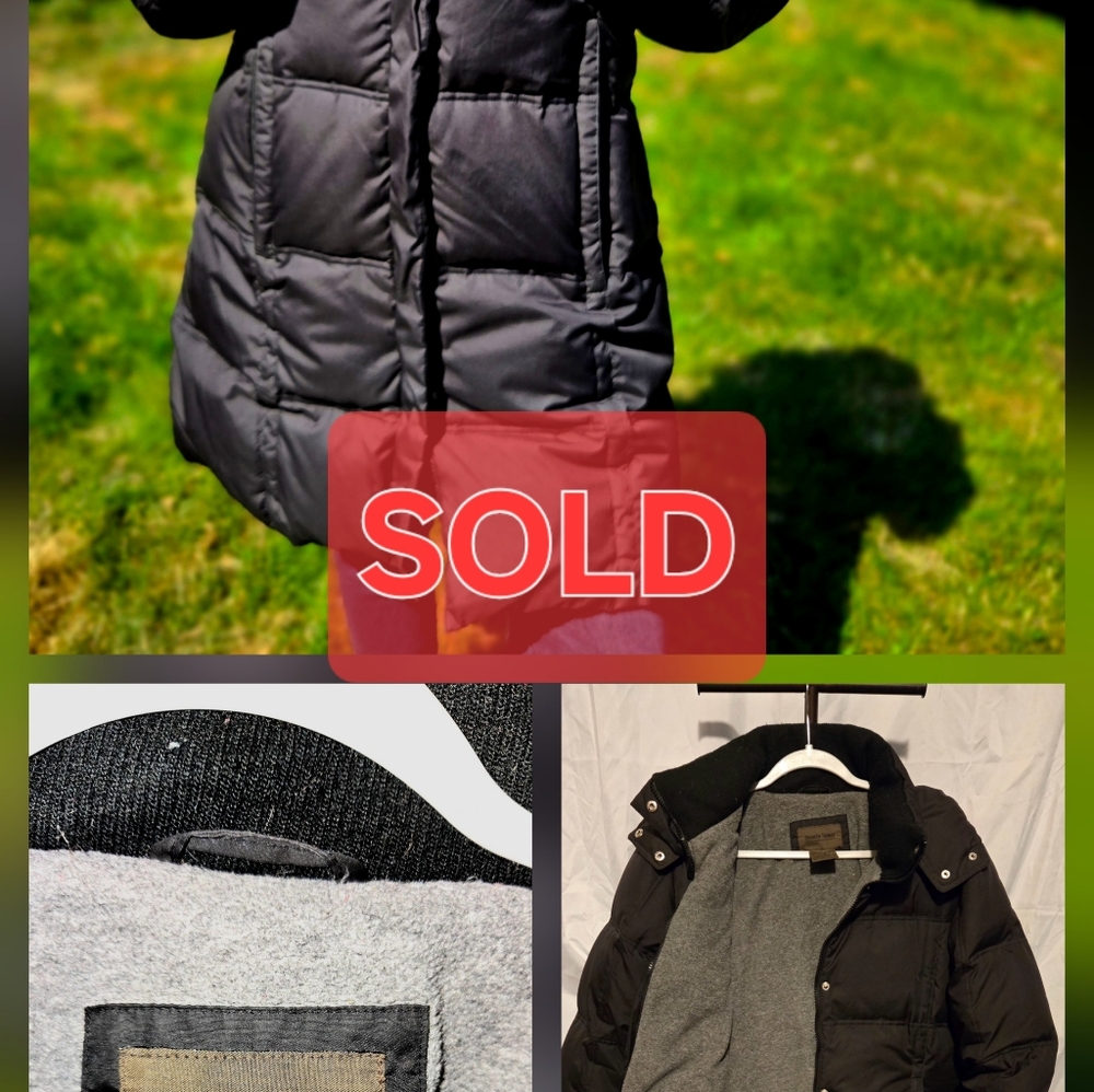 Brandon Thomas Charcoal Puffer Jacket